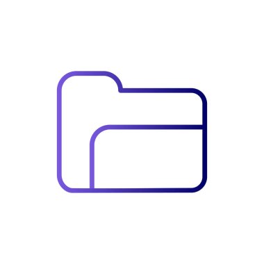 Dosya. Web simgesi basit illüstrasyon 