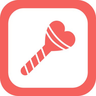 Lolipop simgesinin vektör çizimi