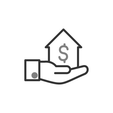 Kredi simgesinin vektör illüstrasyonu