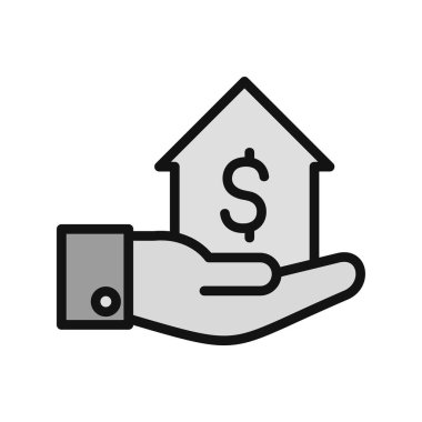 Kredi simgesinin vektör illüstrasyonu