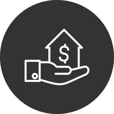 Kredi simgesinin vektör illüstrasyonu