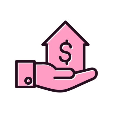 Kredi simgesinin vektör illüstrasyonu