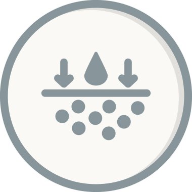 Benzersiz Nemlendirici vektör simgesi