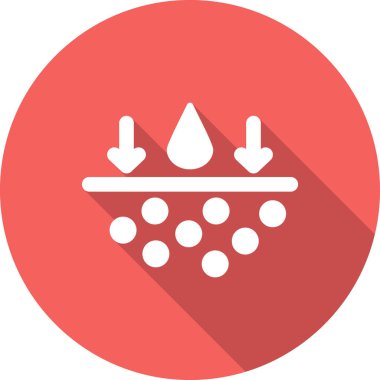 Benzersiz Nemlendirici vektör simgesi