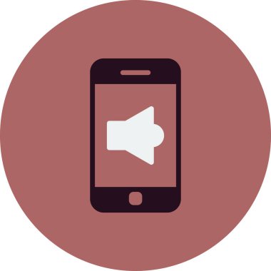 Akıllı telefon simgesi, vektör illüstrasyon tasarımı