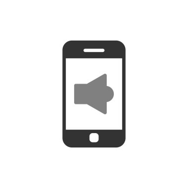 Akıllı telefon simgesi, vektör illüstrasyon tasarımı