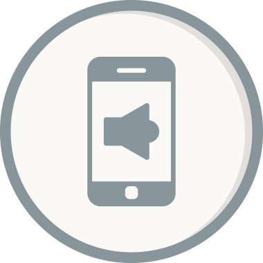 Akıllı telefon simgesi, vektör illüstrasyon tasarımı