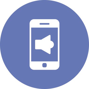 Akıllı telefon simgesi, vektör illüstrasyon tasarımı