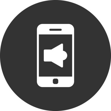 Akıllı telefon simgesi, vektör illüstrasyon tasarımı