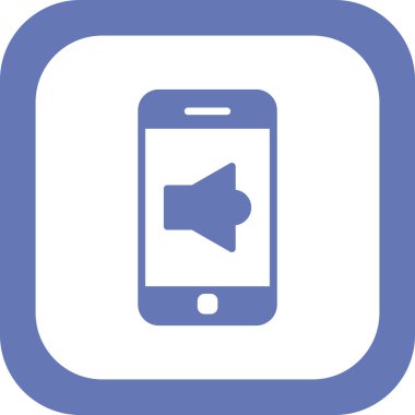 Akıllı telefon simgesi, vektör illüstrasyon tasarımı