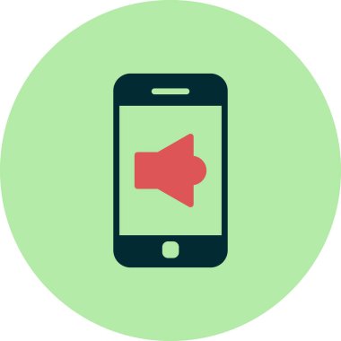 Akıllı telefon simgesi, vektör illüstrasyon tasarımı