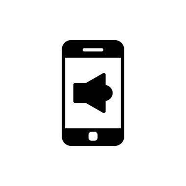 Akıllı telefon simgesi, vektör illüstrasyon tasarımı