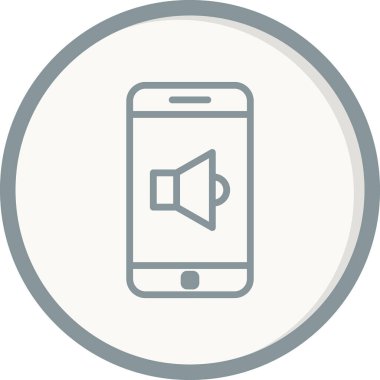 Akıllı telefon simgesi, vektör illüstrasyon tasarımı