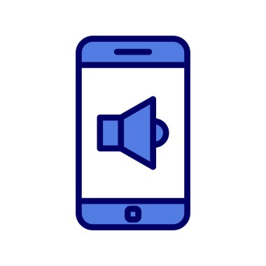 Akıllı telefon simgesi, vektör illüstrasyon tasarımı