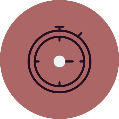 Kronometre simgesi çizimi