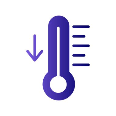 Sıcaklık. Web simgesi basit illüstrasyon