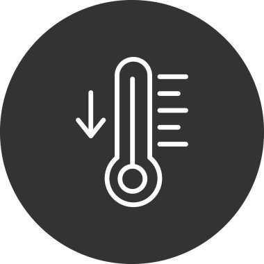 Sıcaklık. Web simgesi basit illüstrasyon