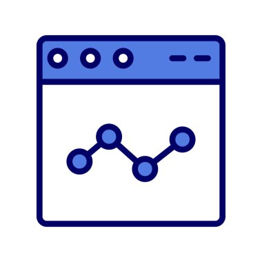 Web tarayıcı, basit vektör illüstrasyon tasarımı