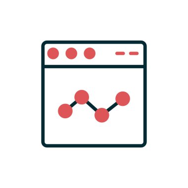 Web tarayıcı, basit vektör illüstrasyon tasarımı