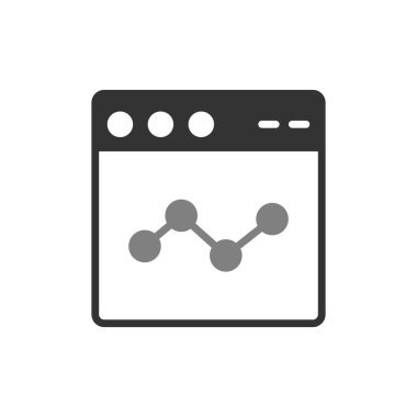 Web tarayıcı, basit vektör illüstrasyon tasarımı