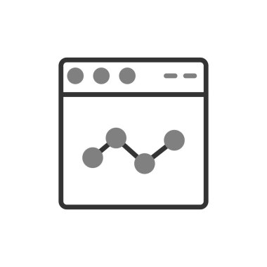 Web tarayıcı, basit vektör illüstrasyon tasarımı