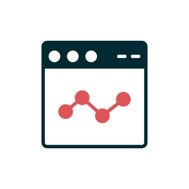 Web tarayıcı, basit vektör illüstrasyon tasarımı