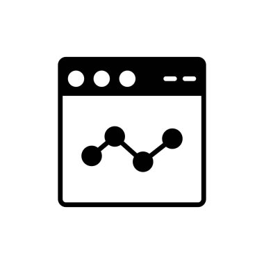 Web tarayıcı, basit vektör illüstrasyon tasarımı