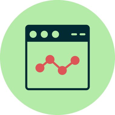 Web tarayıcı, basit vektör illüstrasyon tasarımı