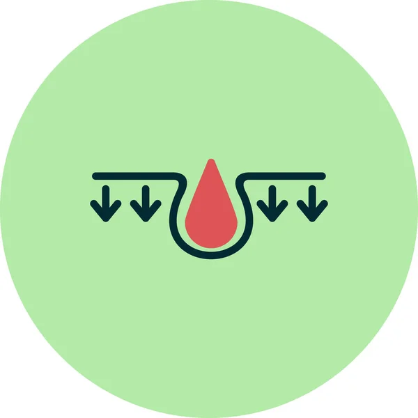 Vector Illustration Moisturizer Icon — Vetor de Stock