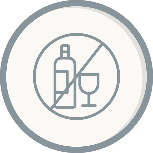 Alcohol Vector Icon — Stock Vector