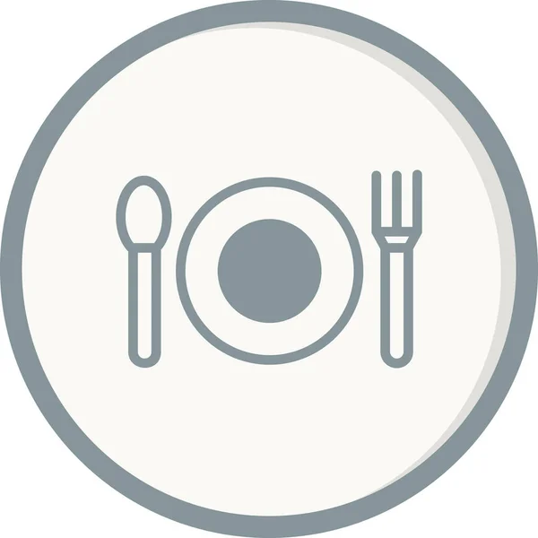 Illustration Vectorielle Icône Restaurant — Image vectorielle