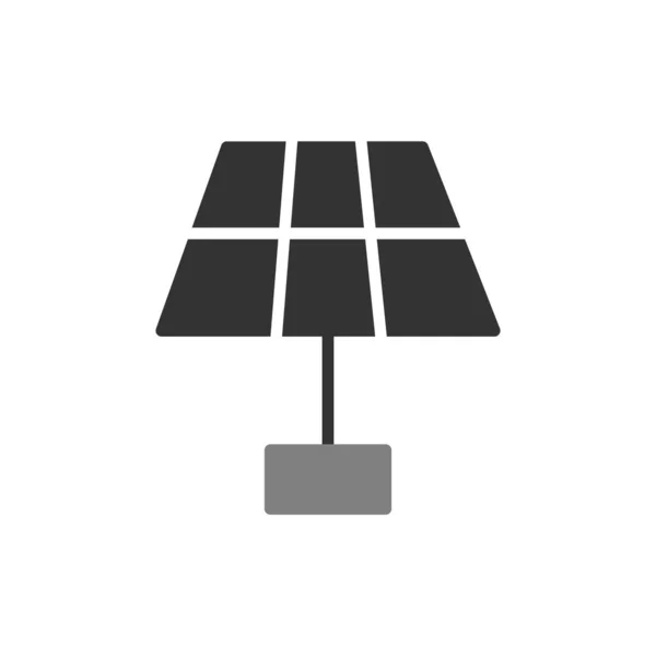 Vector Illustration Solar Panel Icon — Stock Vector