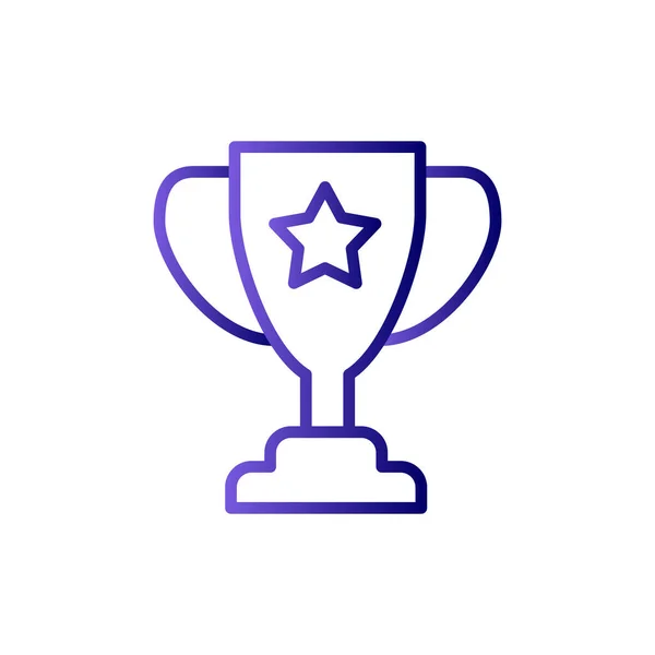 Trophy Web Icon Simple Design — Stock Vector
