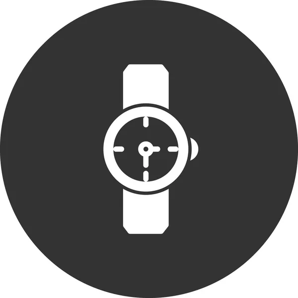 Vector Icono Reloj Ilustración — Vector de stock