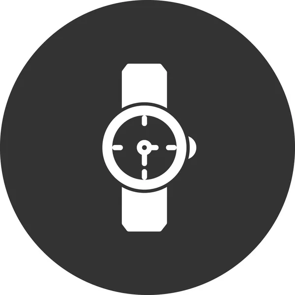 Vector Horloge Pictogram Illustratie — Stockvector