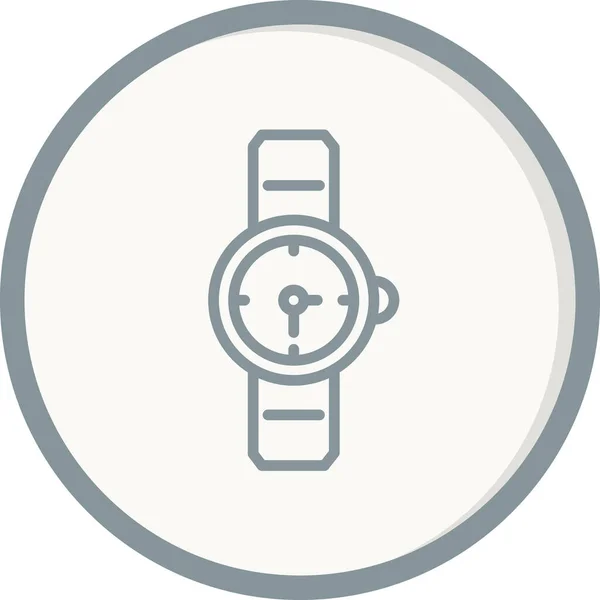 Vector Icono Reloj Ilustración — Vector de stock