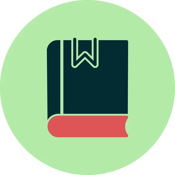 Book Icon Modern Vector Illustration Design — Stok Vektör