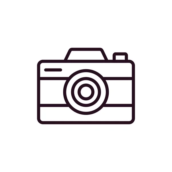 Εικονογράφηση Διανύσματος Εικονιδίου Κάμερας — Διανυσματικό Αρχείο