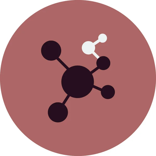 분자의 Covid — 스톡 벡터