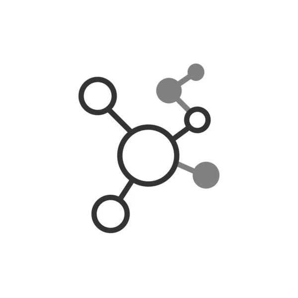 Ilustração Vetorial Uma Molécula Covid —  Vetores de Stock