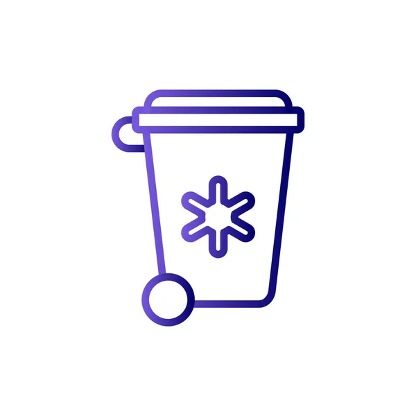 Vector Illustration Dustbin Icon — стоковый вектор