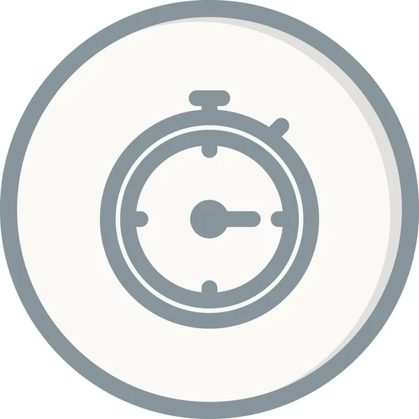 Stopwatch Icono Vector Ilustración — Archivo Imágenes Vectoriales