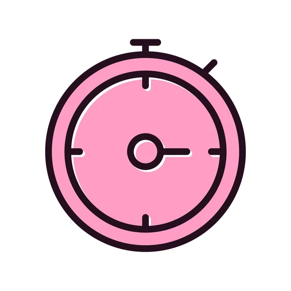 Stopwatch Icono Vector Ilustración — Vector de stock