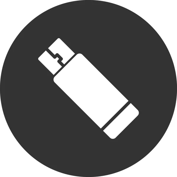 Usb Drive Web Ikon Vektor Illustration — Stock vektor