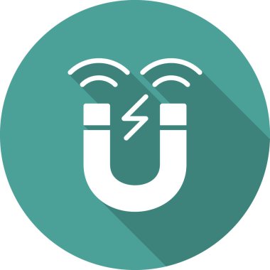 Mıknatıs simgesini, basit vektör çizim