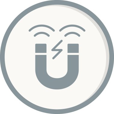 Mıknatıs simgesini, basit vektör çizim