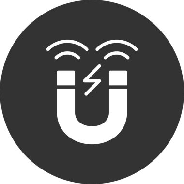 Mıknatıs simgesini, basit vektör çizim