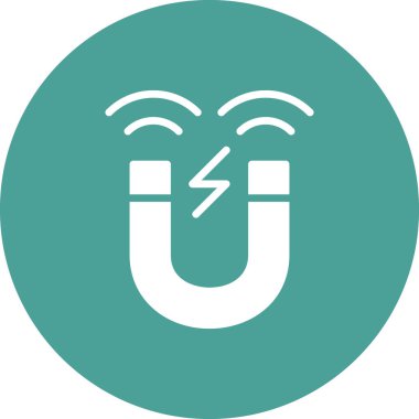 Mıknatıs simgesini, basit vektör çizim