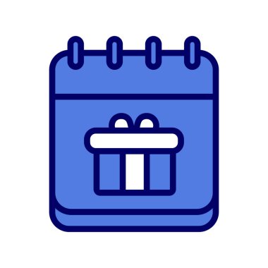 Hediye simgesinin vektör illüstrasyonu