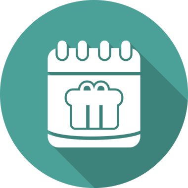 Hediye simgesinin vektör illüstrasyonu